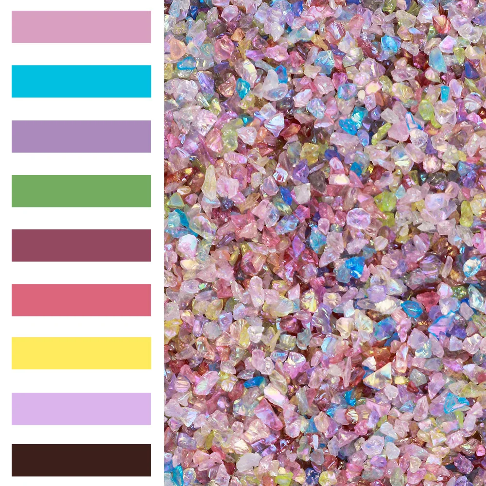 Bulk Wholesale Crystal Tumbled Crushed Irregular Stones