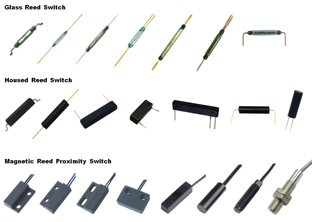 Magnet Reed Switch/Magnetic Reed Sensor/Proximity Switch With Leads/Legs/Pins/Cable