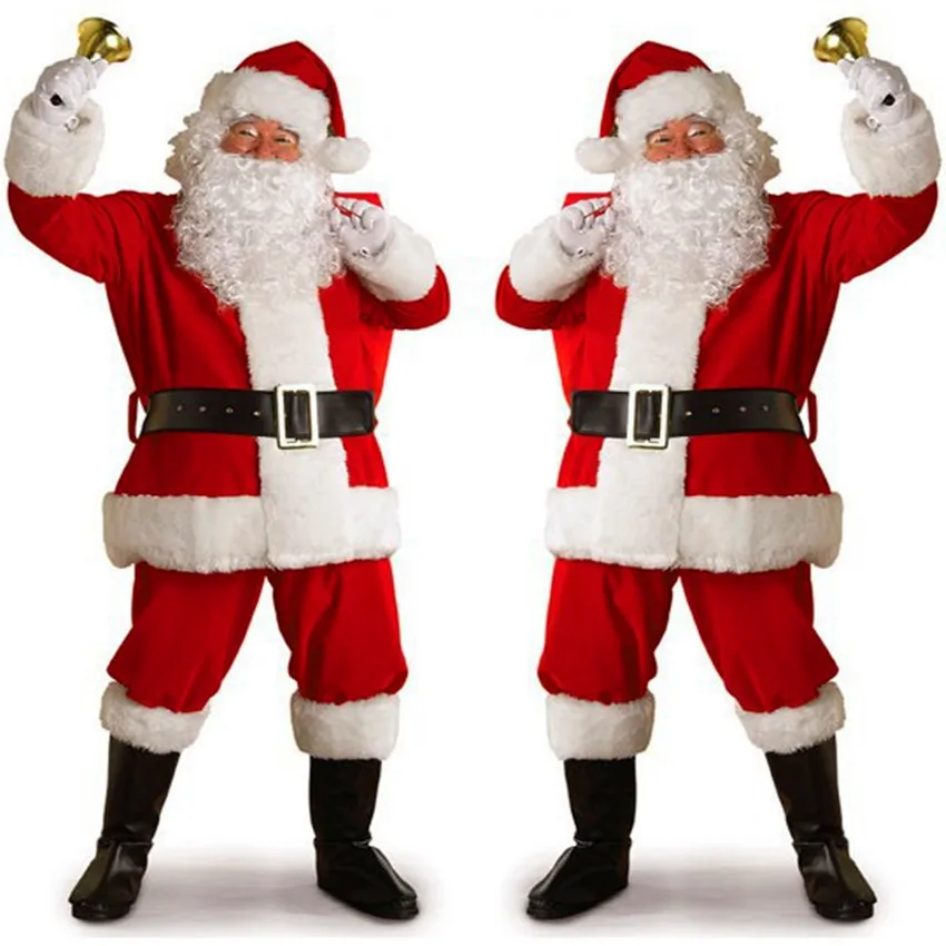 Santa Claus five-piece dress up costume festive costume
