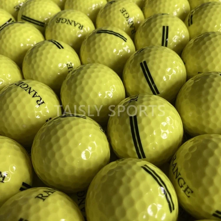 cheap golf ball practice ball yellow driving range ball
