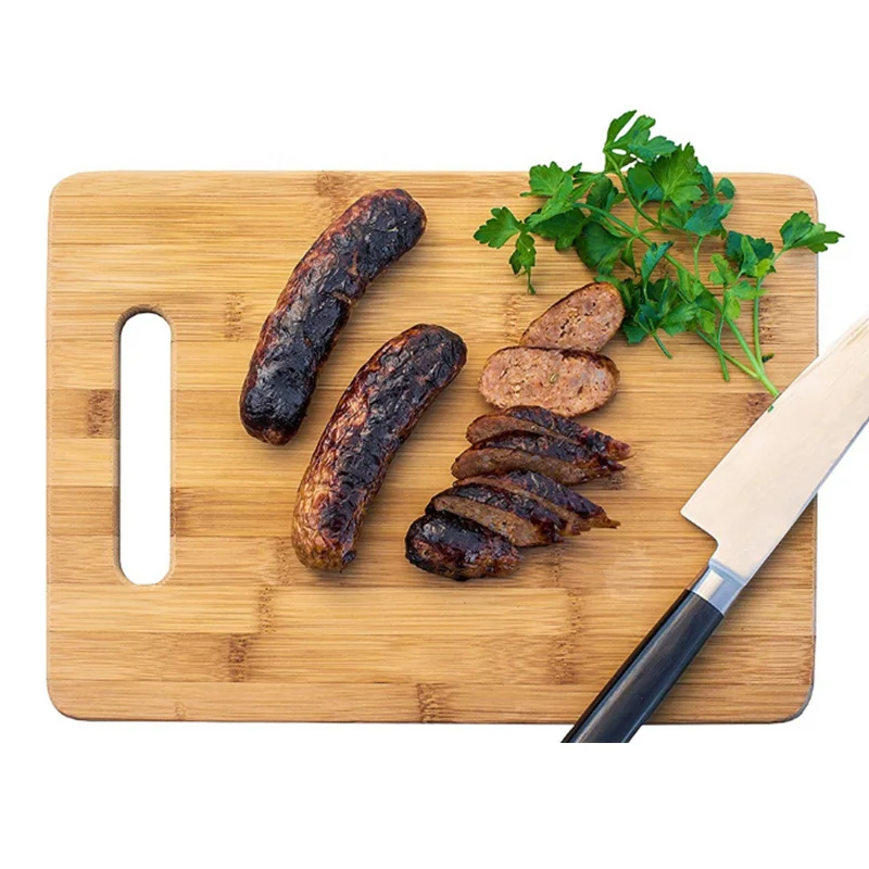 Деревянная бамбуковая кухонная разделочная доска для