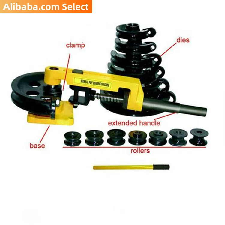 
Amazon Top Sales Heavy Duty Manual Pipe Bender Carbon Steel Pipe Bending Hand Tool 
