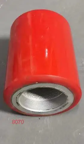 DLPO cast iron pu caster wheel 100mm polyurethane load roller wheels