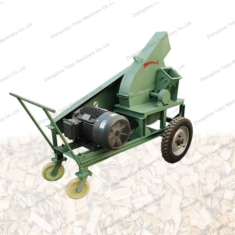  wood chipper machine with 15hp plastic barrel