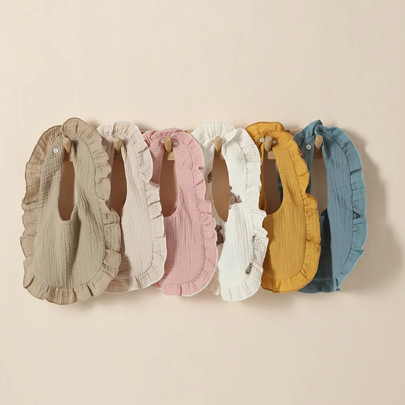 Новый красочный хлопковый мультяшный продукт идеи нагрудник хлопок детский с длинными рукавами для младенцев