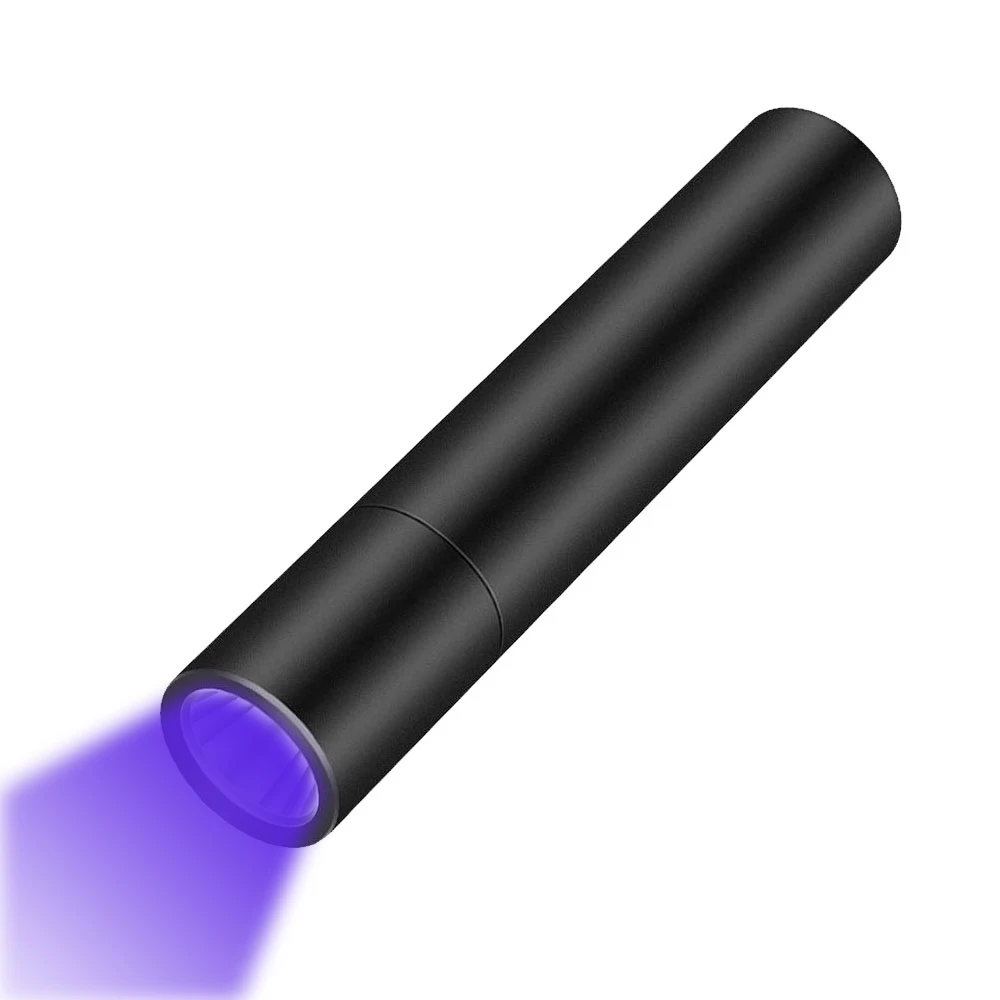 Черный фильтр для объектива 365 нм УФ-свет Type-C USB перезаряжаемый ультрафиолетовый фонарик 3 Вт светодиодный фонарь для обнаружения денег