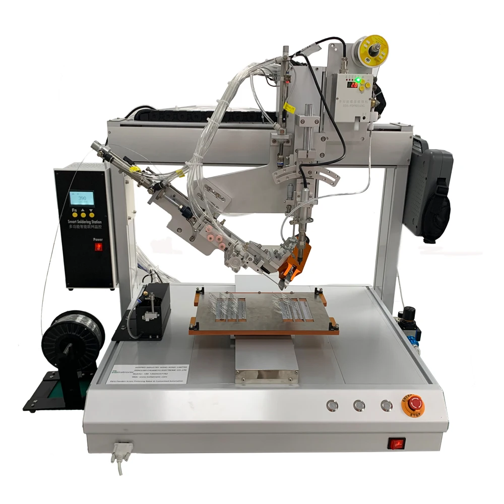 Custom automatic tin soldering pick place machine for PCB
