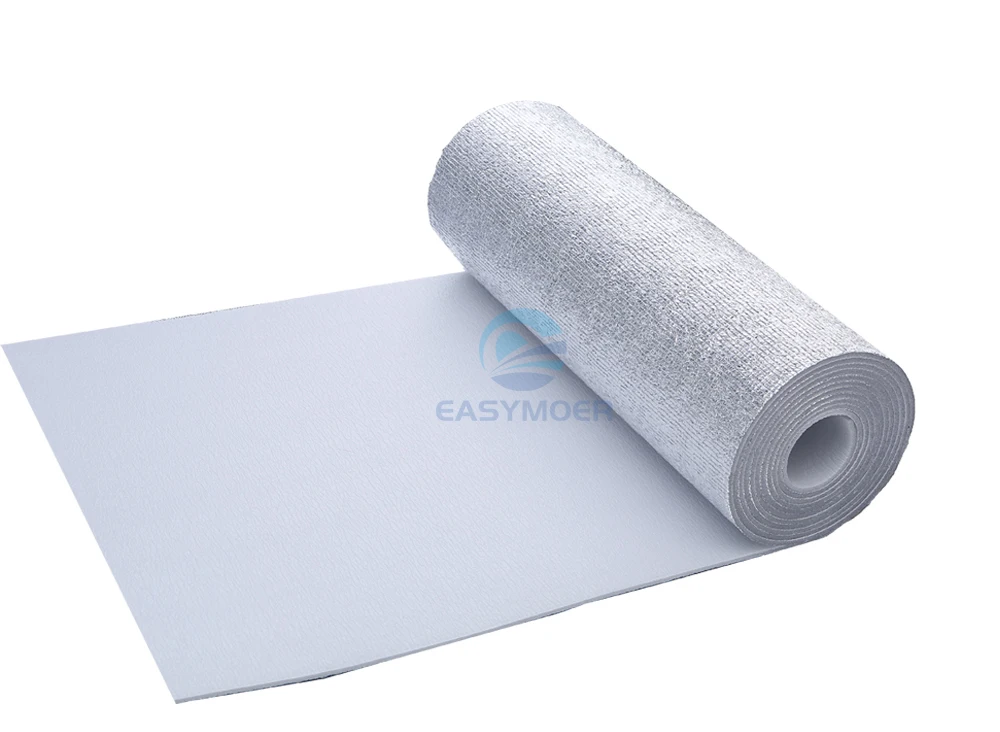 Aluminum Foil Woven Fabric EPE foam foil radiant barrier aluminum thermal reflective foil insulation