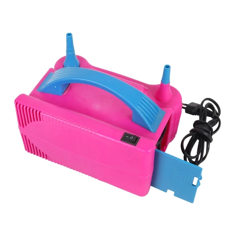 2021 Новый 220V 110V AC Электрический воздушный шар насос с двойным отверстием надувной инструмент воздуха на день рождения быстрая автоклавного твердения