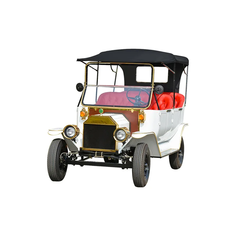 fashion antique electric classic car 4 6 seats vintage for estates villa hotel resorts with CE certificate popular for Europe