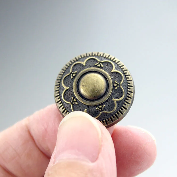 Antique Fasteners Snaps Decorative Snaps Button for Wallet Decorative Closure DIY Leather Crafting Projects Sewing Decoration