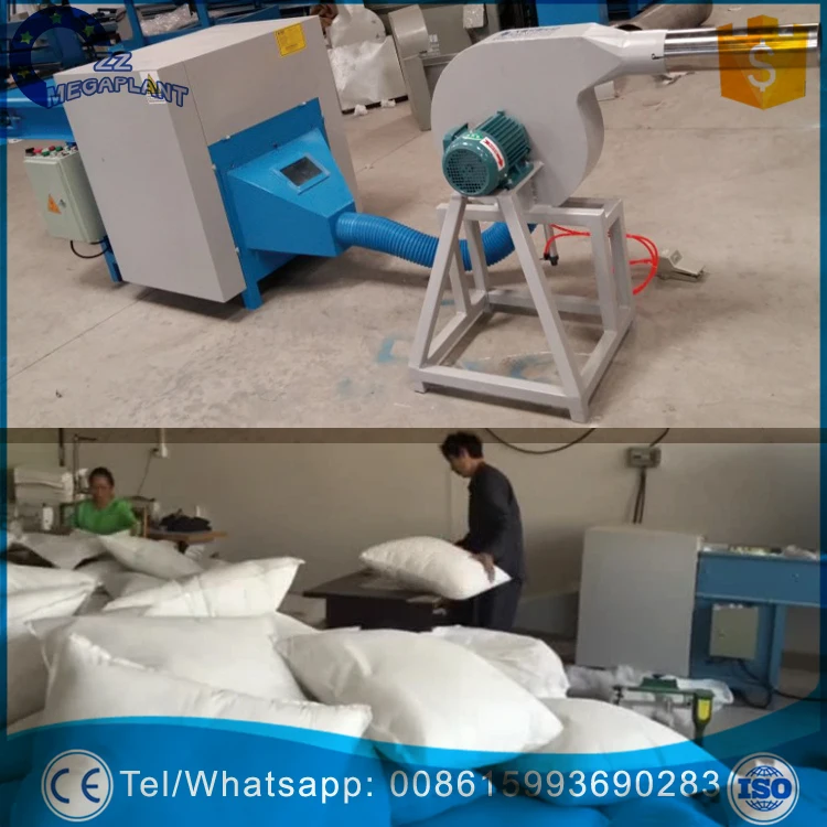 90kg/h Fiber Opener Polyester Fiber Opening Machine PP Cotton Waste Recycling Carding Machine For Pillow Filling