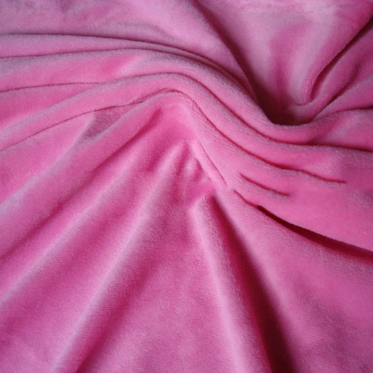 Custom Color Soft And High Quality Microfiber Velvet Fleece Toy Fabric