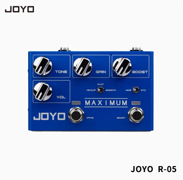 JOYO Electric Guitar Overload Single Block Effect Device Zhuole R-05 Dual Channel CRUNCH Distortion Effect Device