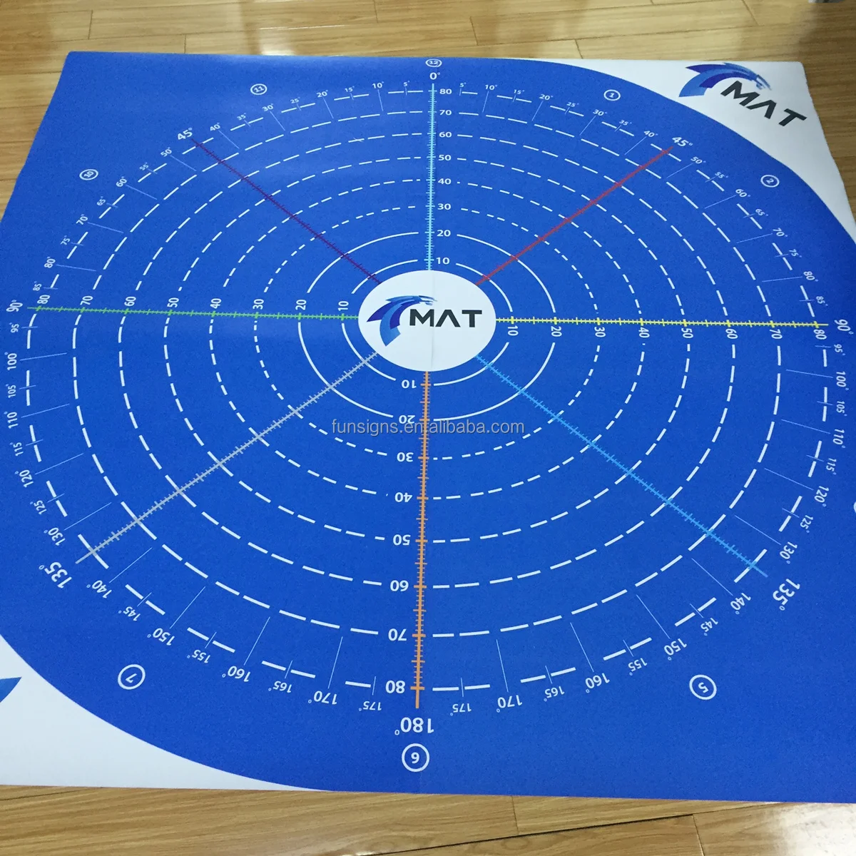 Custom Printed Color Heavy Duty Vinyl Sticker for Floor, Thick Lamination Surface Large Floor Graphic Sticker