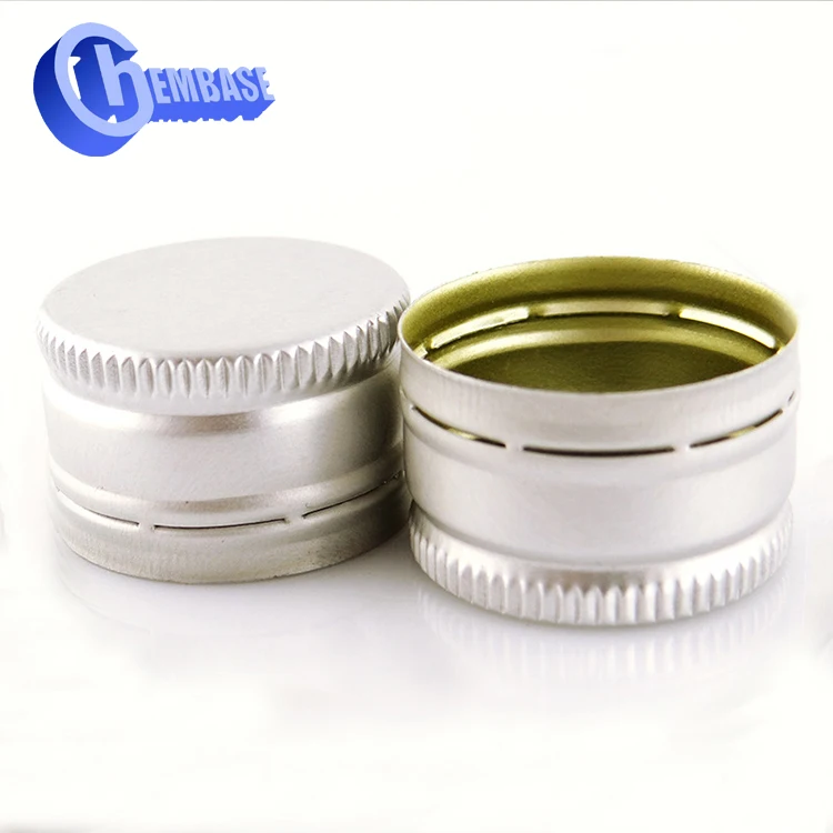 
Easy Open 28mm White Aluminium Caps for Glass Bottles 