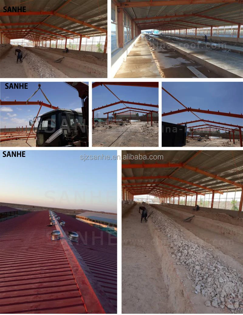 Cheap Construction Steel Structure Shed Poultry Farm Chicken House For Sale Commercial Egg Chicken House Design For Layers