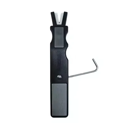 Ice Skates Blade Sharpener Tool 3-in-1 Multi Function Hockey Skate Sharpener with Ice Skate Sharpening Stone and Lace Tightener