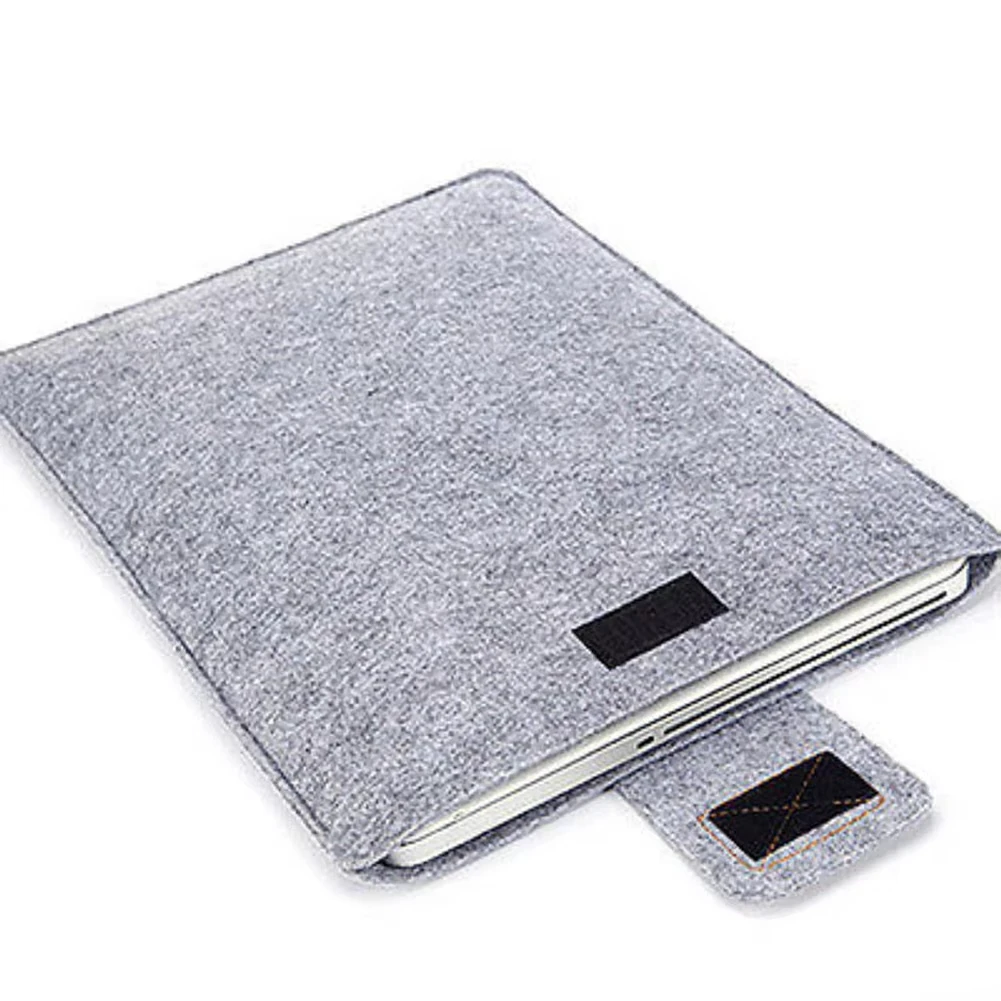 Customized Color Size Logo Felt Laptop Sleeve Bag Slim Tablet Storage Computer Laptop Case Cover for Mac Books Air Pro 11 13inch