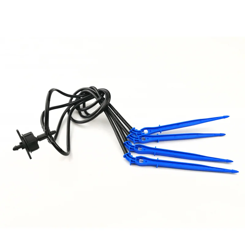 Large flow micro drip irrigation fruit trees straight and curved arrow dropping dripper for drip