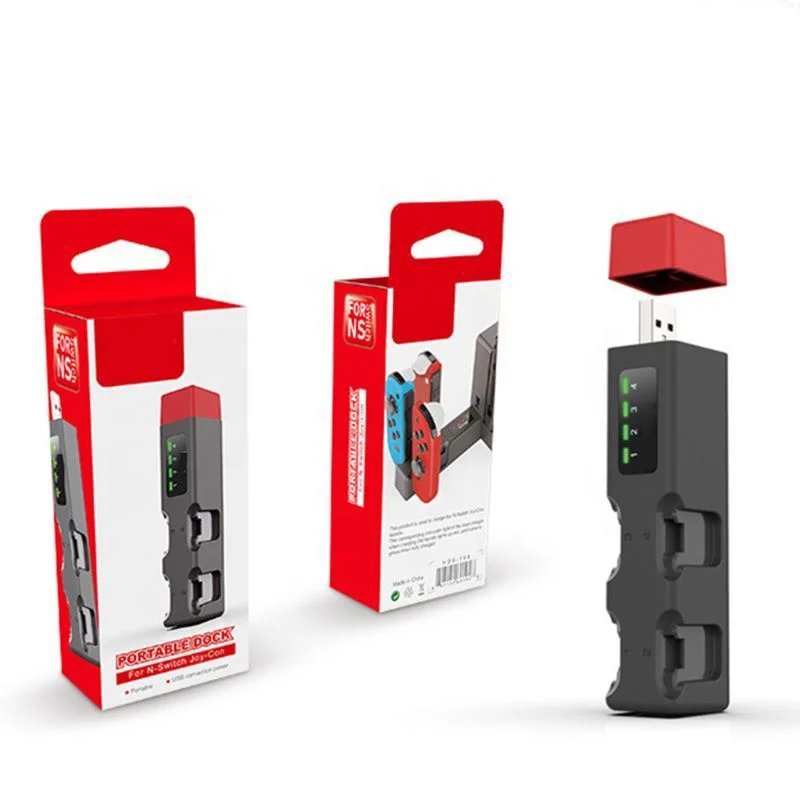 HBS-194 Charging Dock With 4 Port USB For Joycones N-Switch Gamepad Charger Station Base