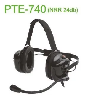 Power Time Heavy Duty Headset Noise Canceling Headphone With Various PTT For Two Way Radios
