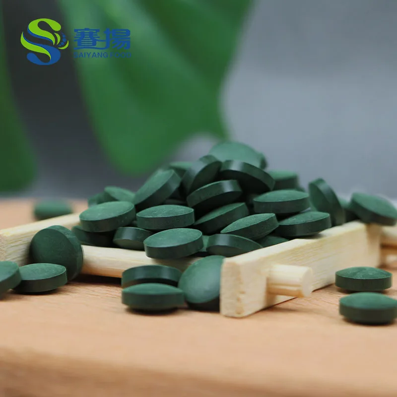 500 mg 250mg Conventional Food Grdae Chewable Luoxuanzaopian Spirulina Tablets