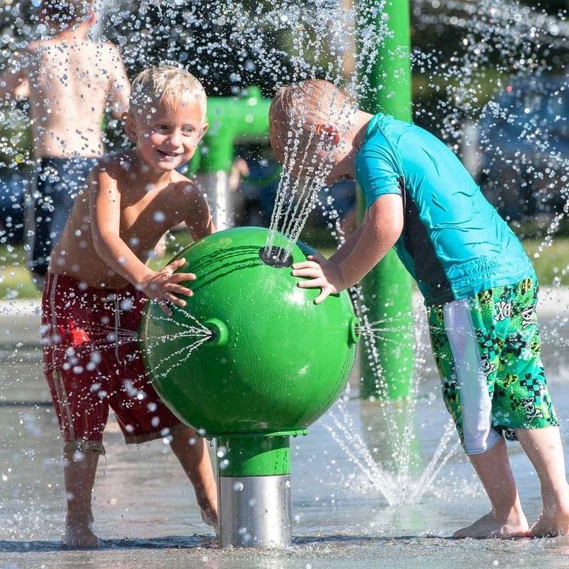 
Histar park avenue spray water children activity outdoor aquatic spinny squirt playground equipment manufacturer 