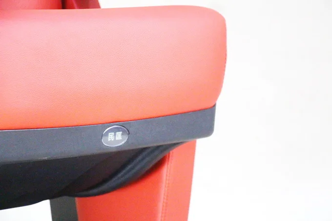 2022 современный дизайн кожаный стул для кинотеатра с подставкой