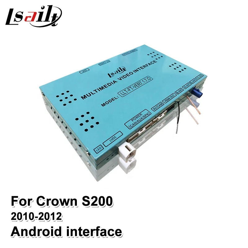 Lsailt Android мультимедийный видеоинтерфейс для Crown Toyota AWS200 S210 S220 2010-2022 4 + 64 ГБ PX6 автомобильное