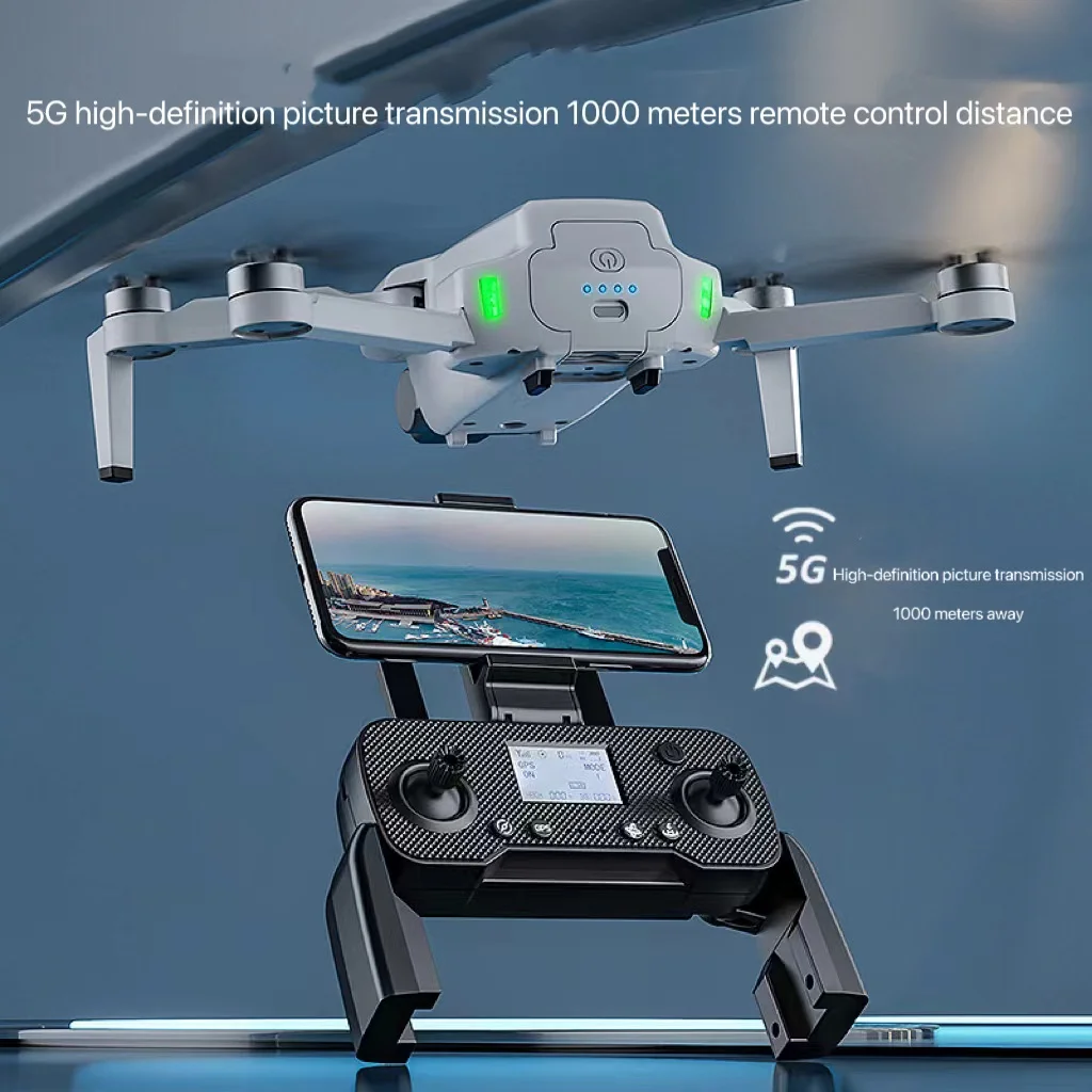 Бесщеточный GPS-Дрон 4K высокой четкости аэрофотосъемка квадрокоптера с дистанционным управлением самолета SG108