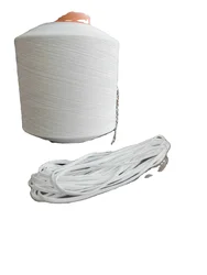 Hot Selling White Colour Air spandex covered yarn 7070 For Earloops