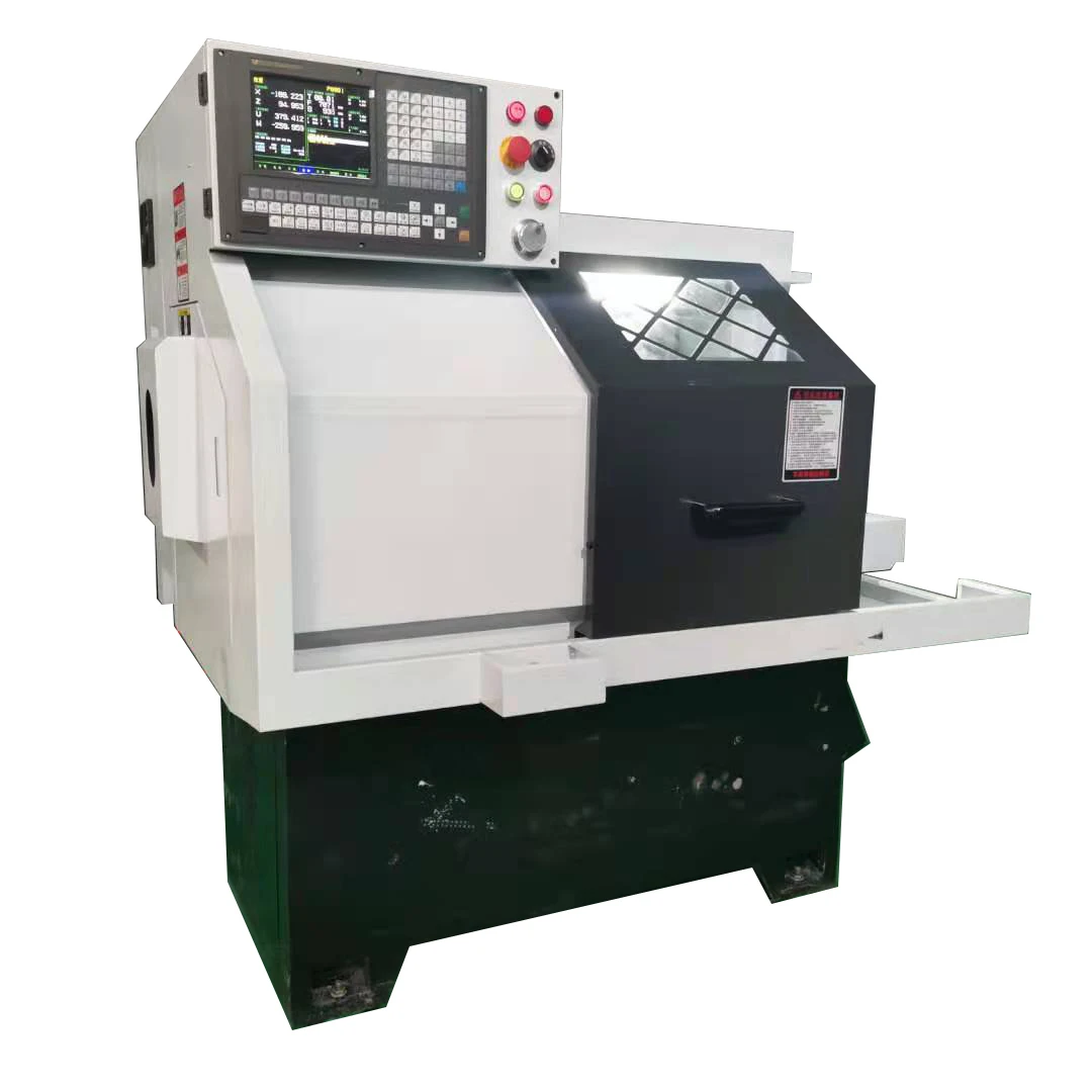 mini metal working cnc lathe machine 0640 with high precision