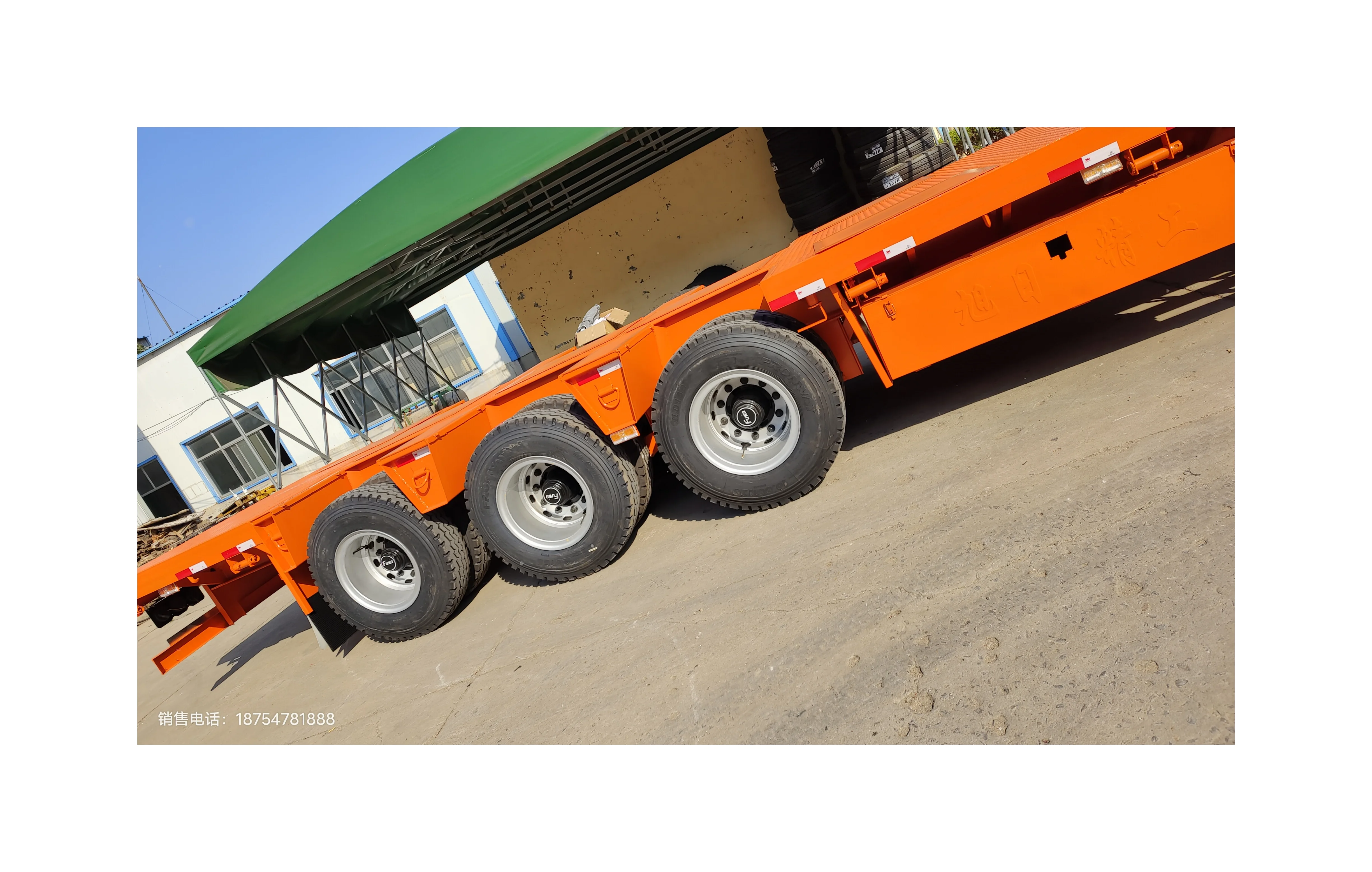 Made in China Hot Selling 20ft 30ft 40ft 45ft Special Transport Trailer for Container Transportation