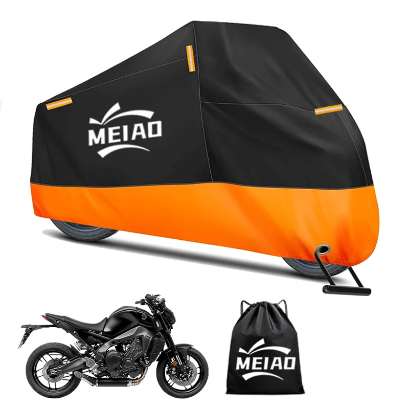 All Season Anti Scratch Waterproof Outdoor Foldable Stretch  Motorcycle Cover Shelter  Protective Case