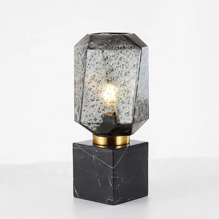 
 Недорогая американская детская спальня симпатичная 5 Вт маленькая черная белая лампа e27 нордическая мраморная настольная лампа  