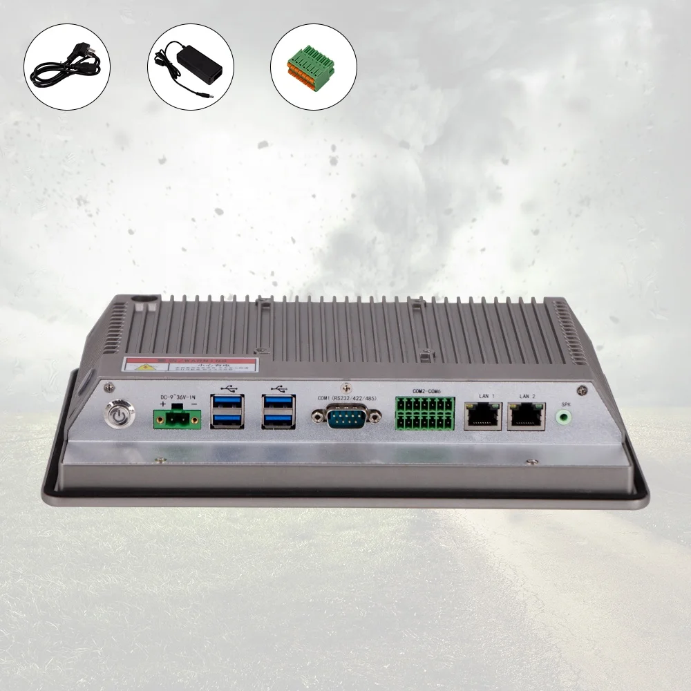 Ipctech 10 1 дюйма все в одном встроенная промышленная панель передняя IP65 емкостный сенсорный