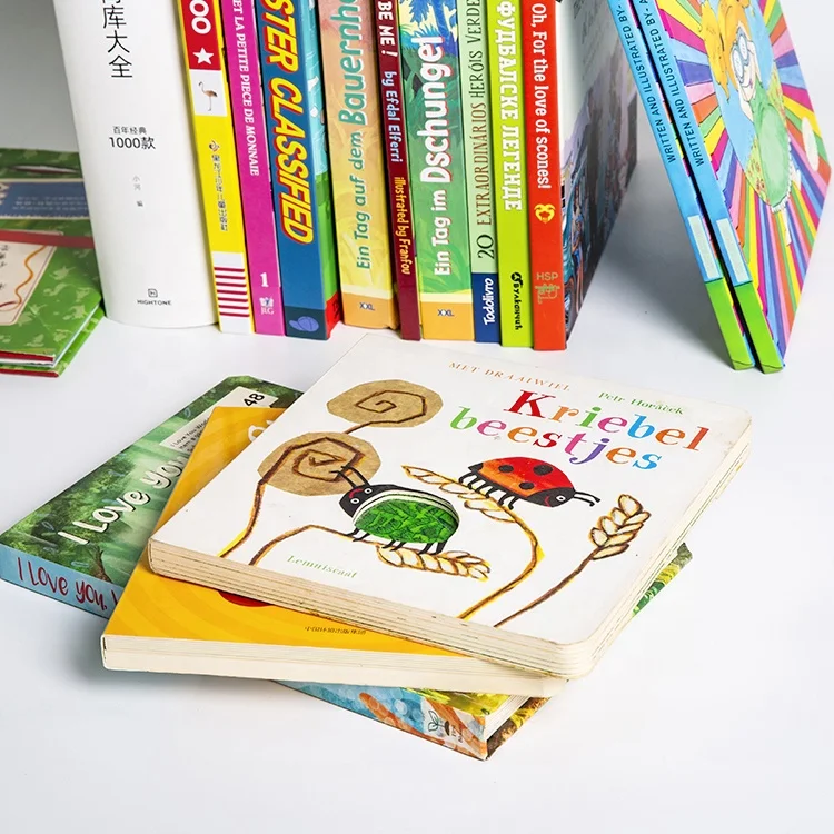Bulk Flap Book Printing Soft Cover Custom Board Hard Cover Wholesale Children Story Book Printing