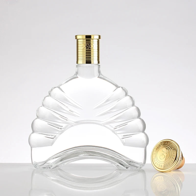 Drink 700ml flint rum wine vodka spirits alcoholic liquor bottle 750ml xo glass bottle whisky 100ml tequila wholesale