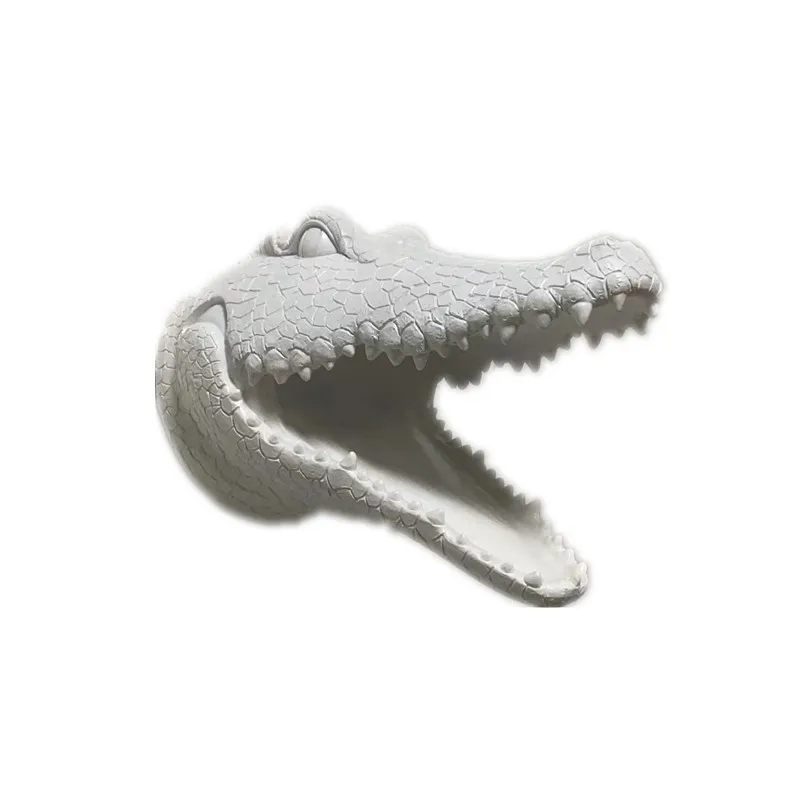 Nanwei Resin Wall Hanging Animal Crocodile Alligator Head Headphone Handbag Holder