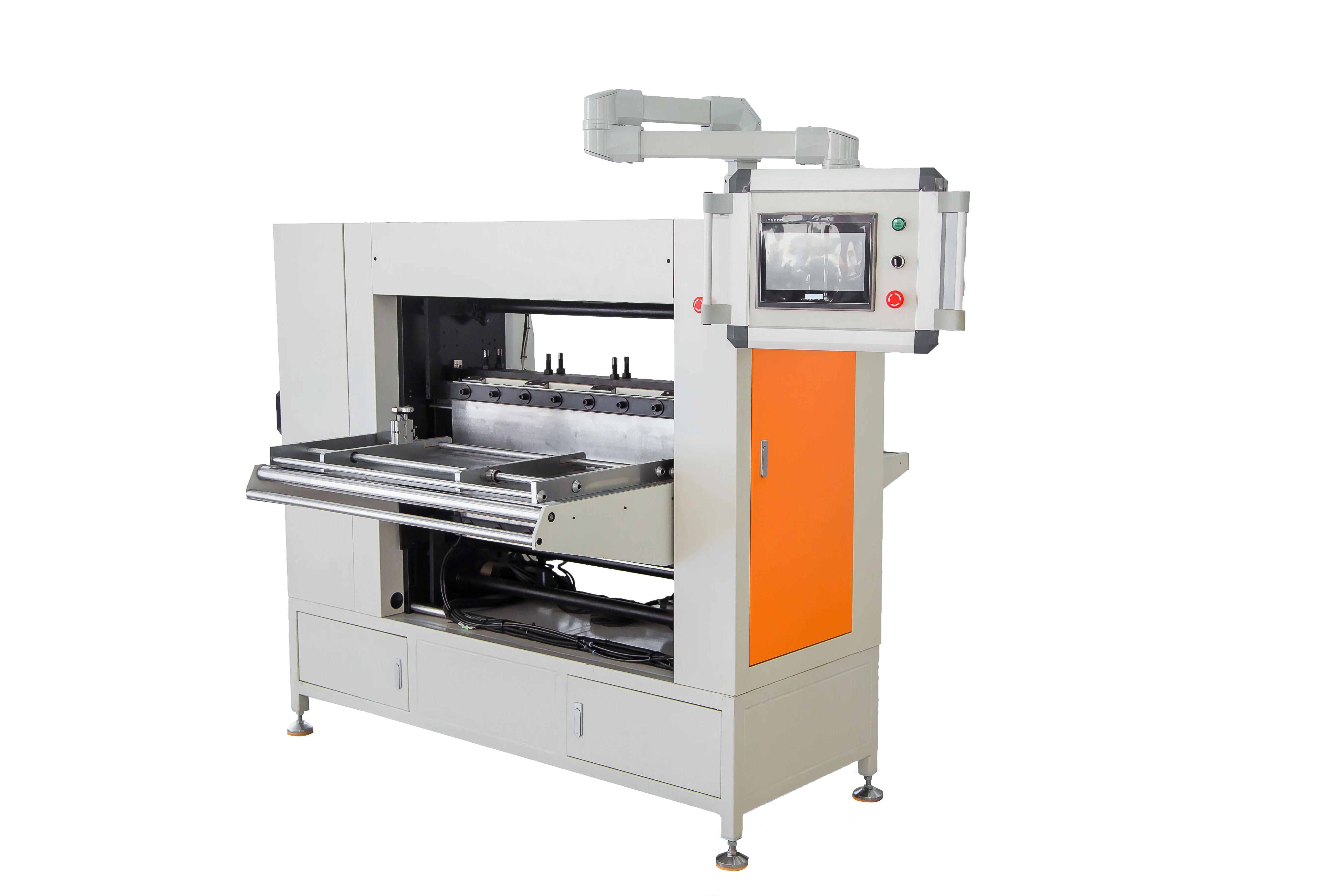Semi-automatic filter paper folding machine pleating machine for air filter