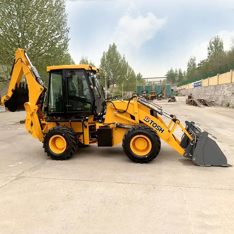 TOSH Telescopic Boom Wheel Loader Backhoe with Yunnei/Yuchai / Cummins Engine For Sale