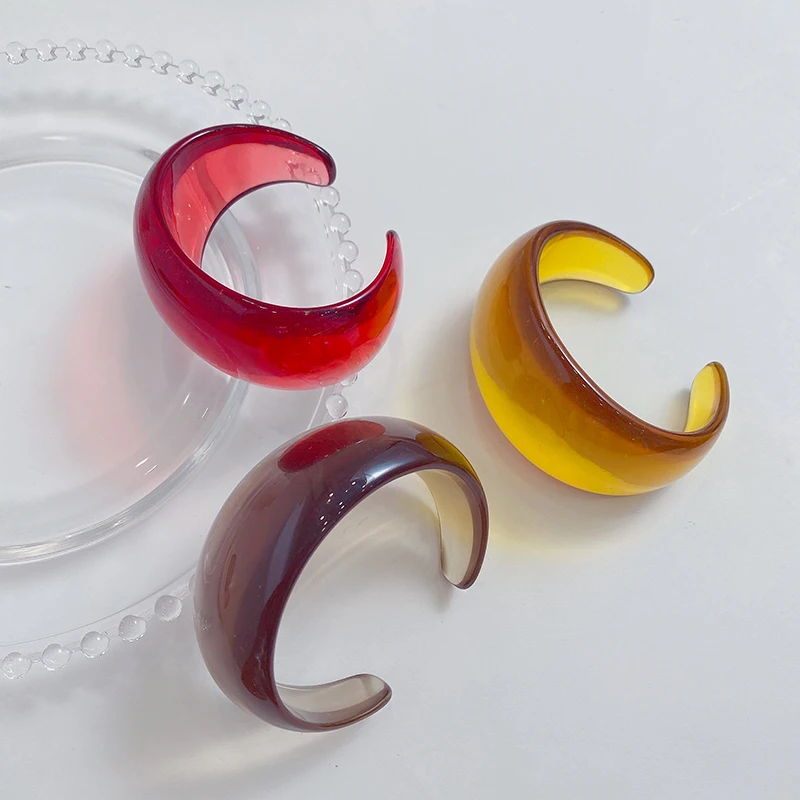 Fashion Jewelry Moden girl women party bangles acrylic lucite cuff bracelet