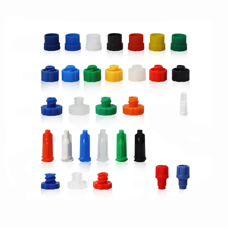 YOLLEX Luer Lock Tip Plastic Stopper Syringe Barrel Tip Wiper Dispensing Glue Hydraulic Piston