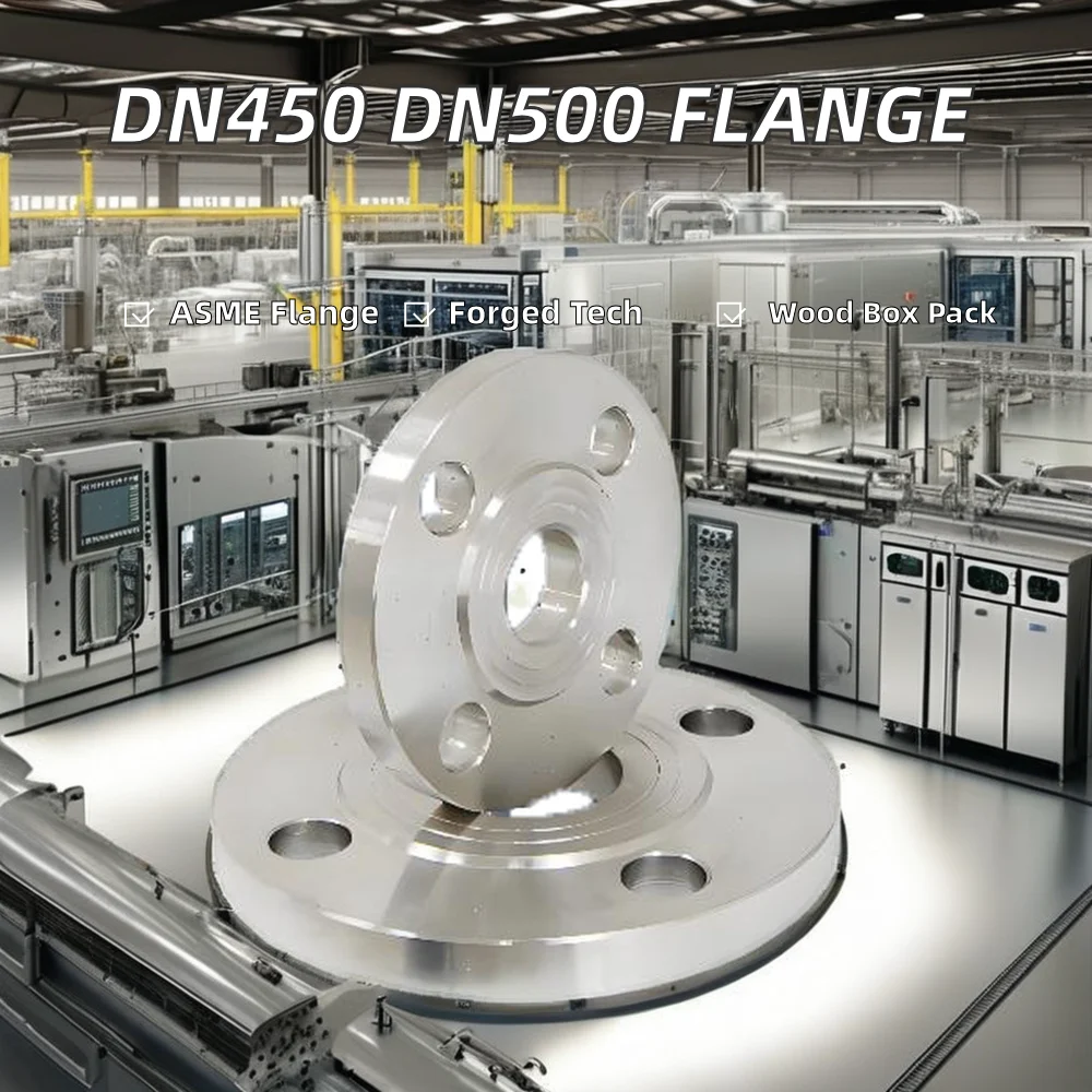 ANSI ASME DIN ISO Compliant Titanium GR2 DN50 Plate Flat Welding Flange with Pipe Connection