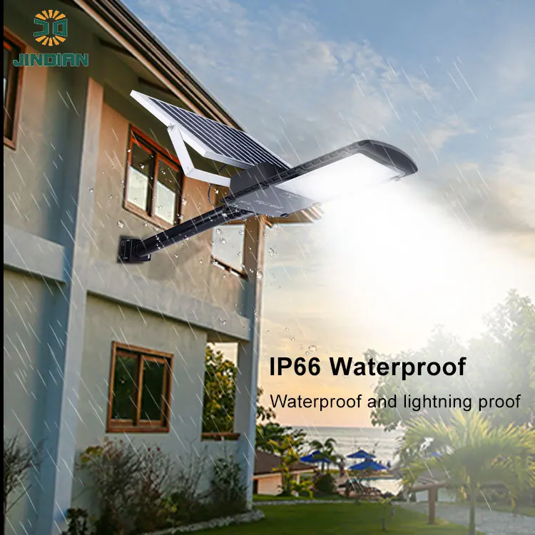 JD High Quality With Power Display 300W solar panel led street light 6000K-6500K