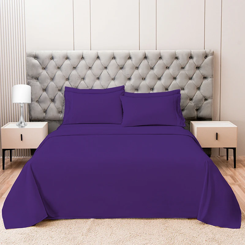 2024 Summer Hot Sale Fast Delivery 100% Polyester 93gsm King Size Breathable And Comfortable 6 Piece Bed Sheet Set
