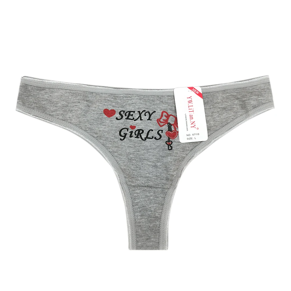 Fast delivery stock selling fashion cotton print mature women panties sexy g string,panties sexy g-string