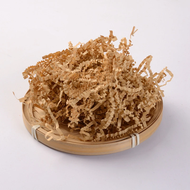 80GSM S-011 крафт гофрированная резка бумаги шред наполнитель для коробки упаковки и корзиной заполнения декоративные бумажное конфетти