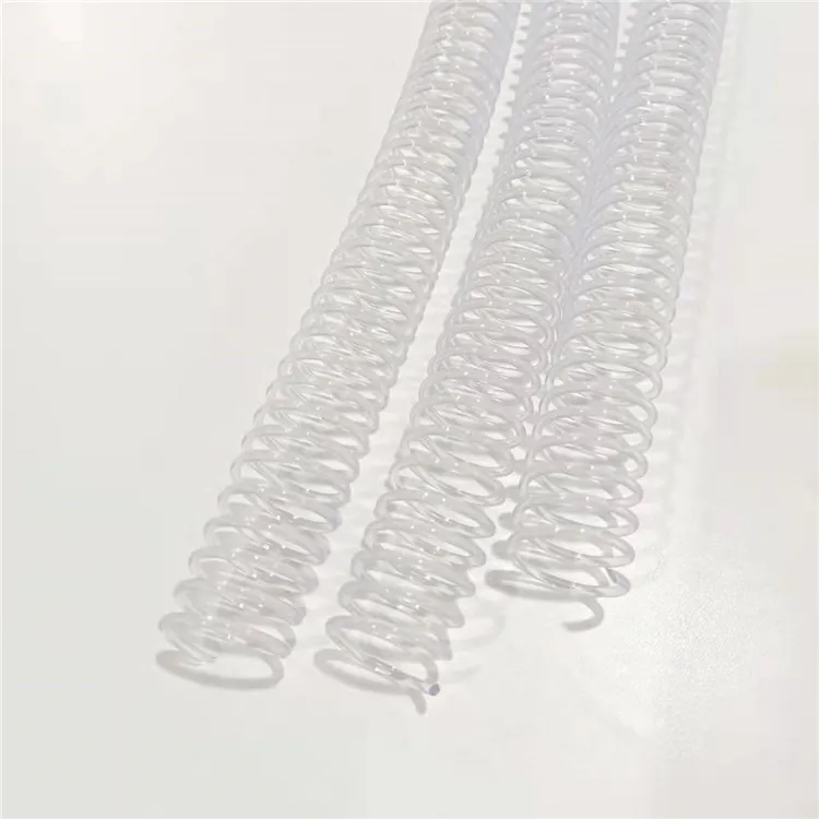 Notebook Binding Spiral Plastic Coil Anneau monofilaire en plastique Spirales plastique Coil 6-50 mm single loop wire binding